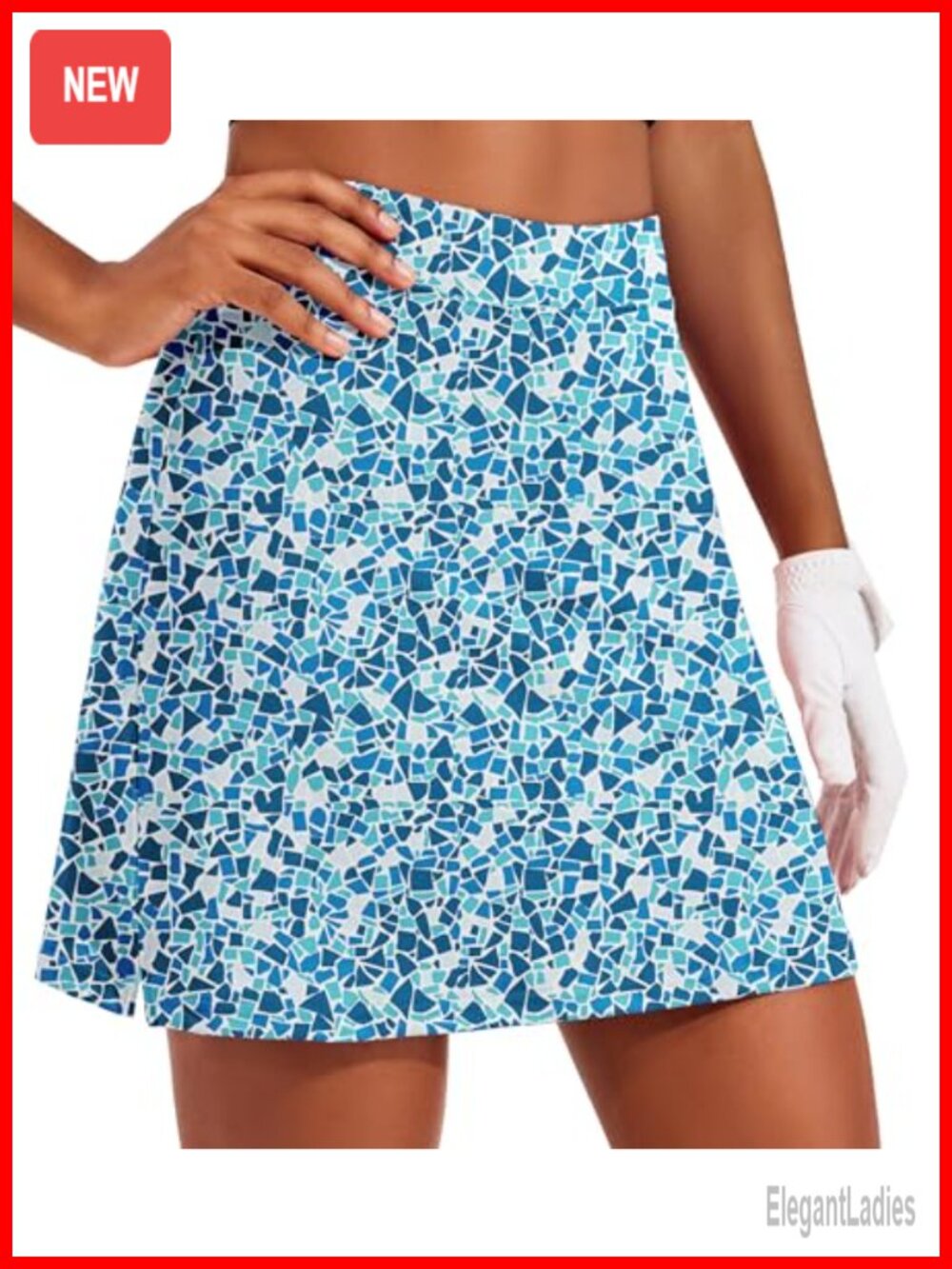 Ekouaer Skorts for Women with Pockets Golf Pickleball Tennis Skirt
